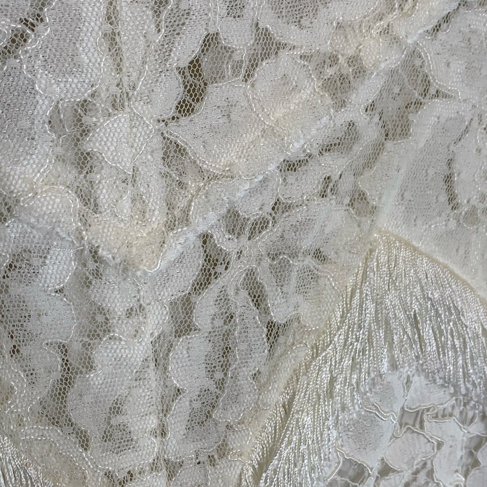 Sandro‎ Paris Riva Fringe Trim Lace Mini Dress - Picture 6 of 9